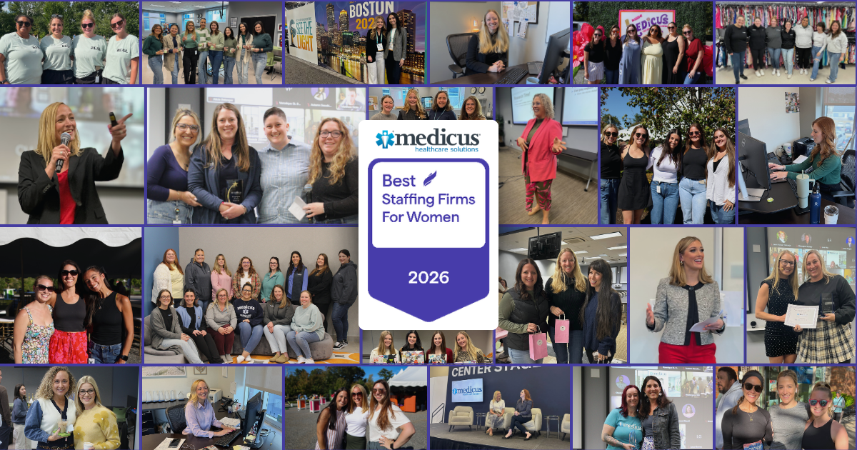Medicus Healthcare Solutions Named to ClearlyRated’s 2026 Best Staffing Firms for Women List